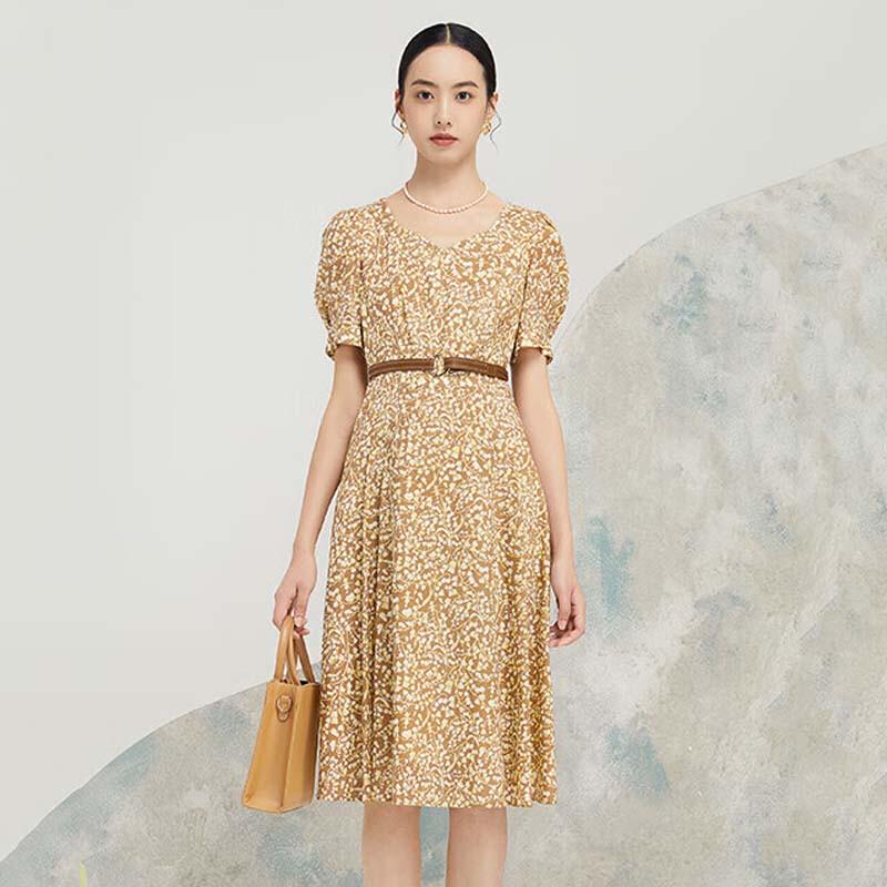 

JESSIE Women s Floral Print Short Sleeve Dress XL