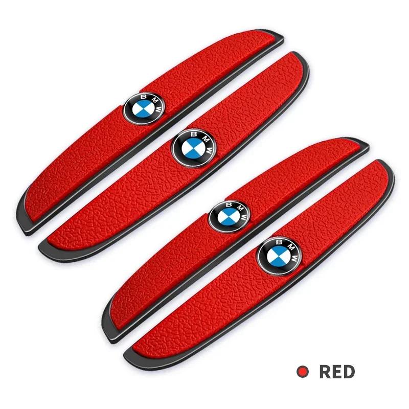 YAMHS1 4pcs Rubber Bumper Strip Car Door Anti-Collision Emblem Sticker For bmw e46 e39 e90 e60 e30 f10 f11 f20 f30 g20 g30 x1 x3 x5 z4