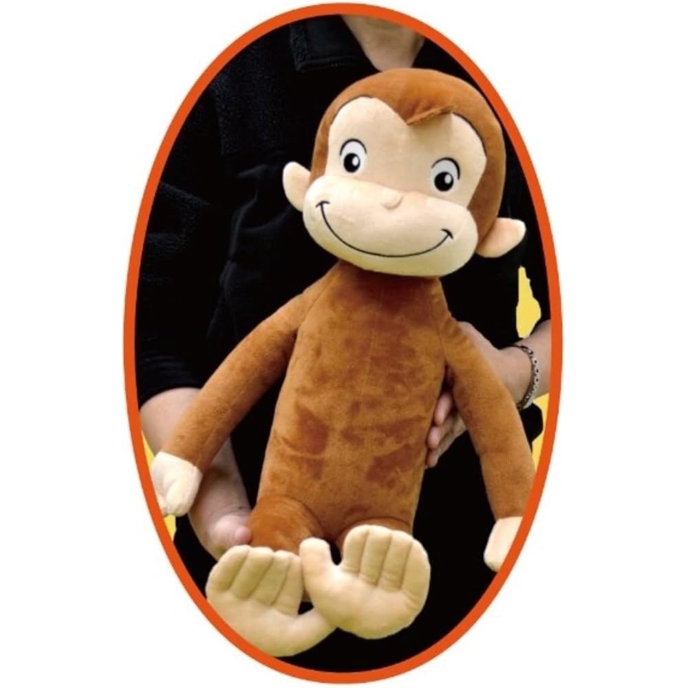 Curious George Plush Toy Large Size 50cm Cute Character Doll Gift for Kids