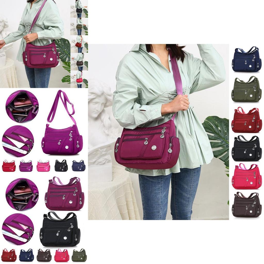 Durable And Practical Lady Shoulder Bag Purses With Anti-wrinkle Oxford Cloth