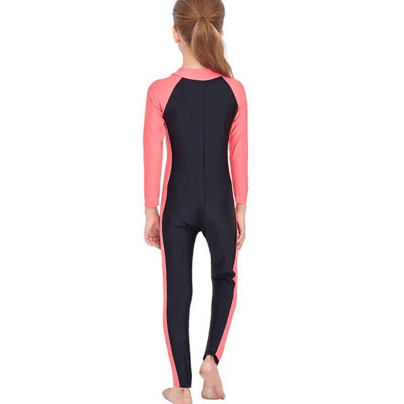 Tuolangshi Girls Long Sleeve Full Body Sun Protection Swimsuit