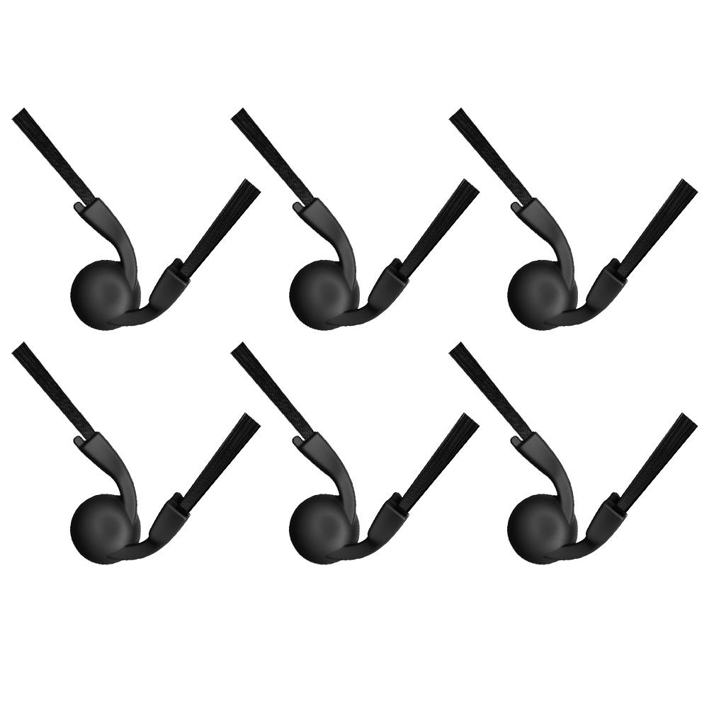 Ersatz-Seitenbürste für Xiaomi 5 / OV31GL, für 5C / OV42CN, S40 / OV81 Saugroboter, 6er-Pack, Kunststoff+Nylon