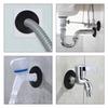 10 caches de tuyau pour radiateur noirs en plastique – pour tuyaux Ø 14–16 mm, fixation à pression
