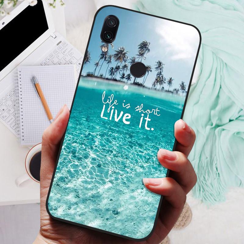 For Xiaomi Redmi Note 7 Pro Case Shockproof Silicone TPU Back Cover For Redmi Note7 7Pro Note7Pro Couqe Funda Protective Capa