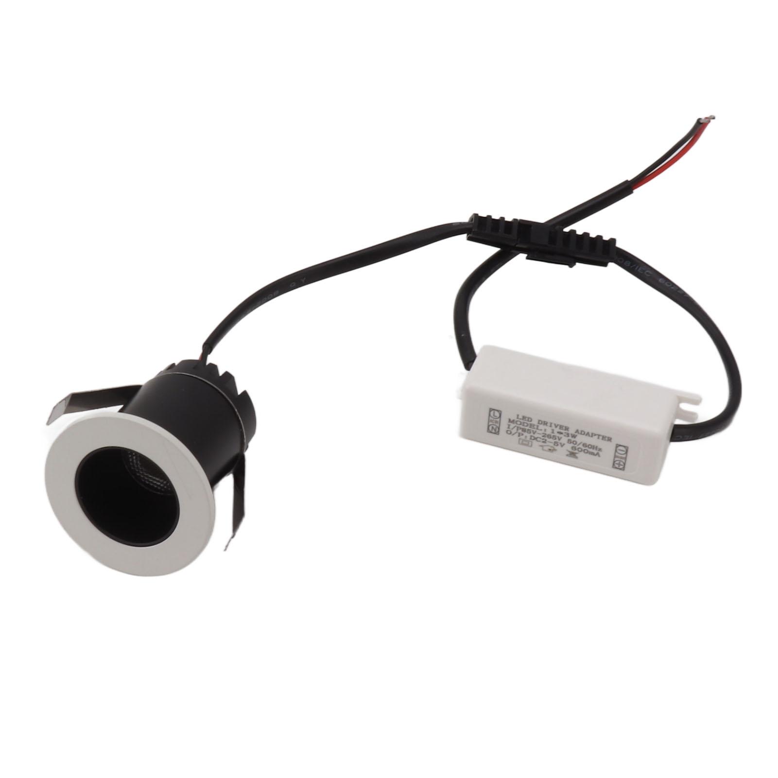 

Recessed Spotlights 3W Ceiling Downlight Aluminium Alloy Heat Dissipation LED Spotlight 85‑265V for Home Hotel