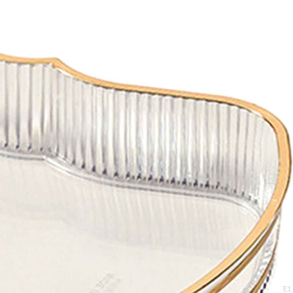 Acrylic Serving Tray Cosmetic Storage Bathroom Vanity Cafe Cafeteria Food for Bedroom