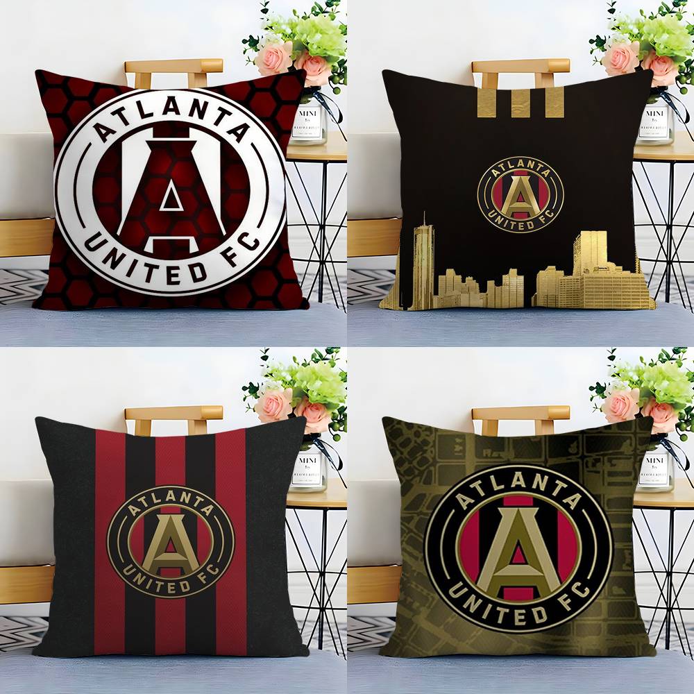 American Cities Atlanta Pillow Case Sofa Short Plush Double-sided HD Printing Room Home Office Gift Cushion Cover