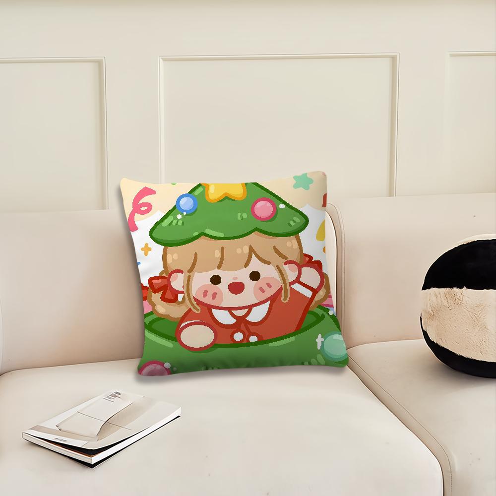 Christmas Cute Couple cushion cover Pillow Cover Decoration Room Home Sofa living Office Car Nordic Simplicity