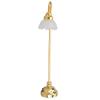 Miniature Dollhouse Floor Lamp Beautiful Cute Gold Flower Floor Light 1/12 Scale Miniature