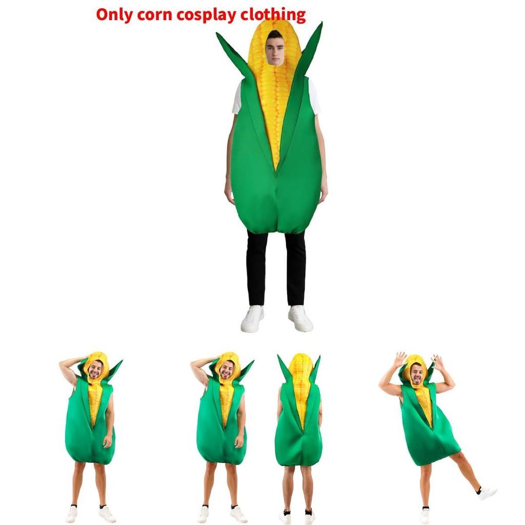Halloween Cosplay Costume For Adults With Polyester Fabric And Corn Theme For Party Dress Up
