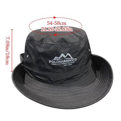Quick-dry Bucket Hat Sun Protection Panama Hat Summer Fisherman Cap  Camping Hiking