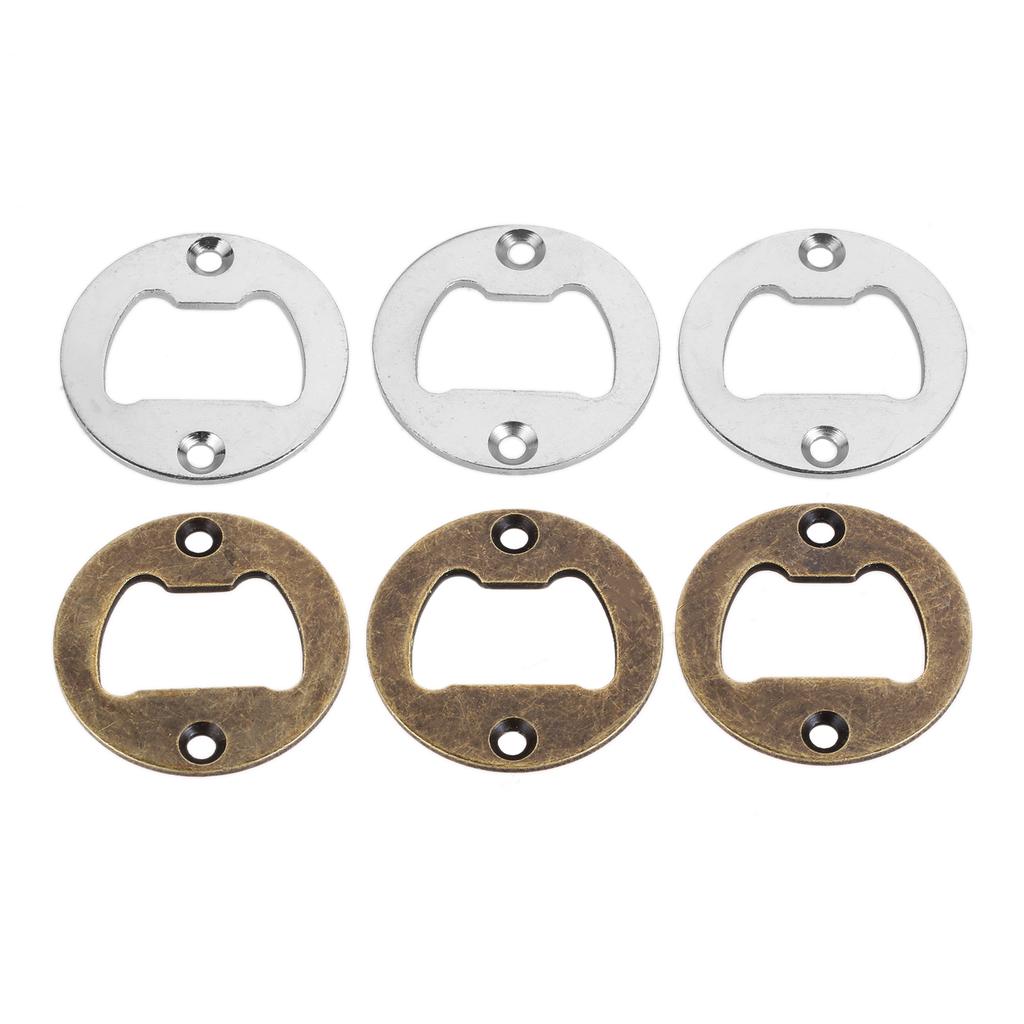 10 Sets 40mm DIY Bierflaschenöffner-Einsatz-Kits für Harzform Wandbehang Wein Bierflaschenöffner mit Schrauben Küchenbar-Werkzeug