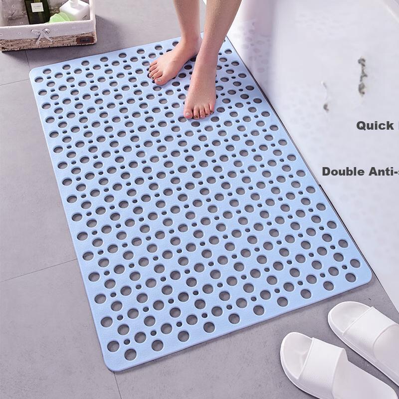 Huaxu Home Bathroom Non-Slip Mat, Shower Room Bath Mat, Suction Cup Anti-Fall Foot Pad, Bathtub Mat, 43*75