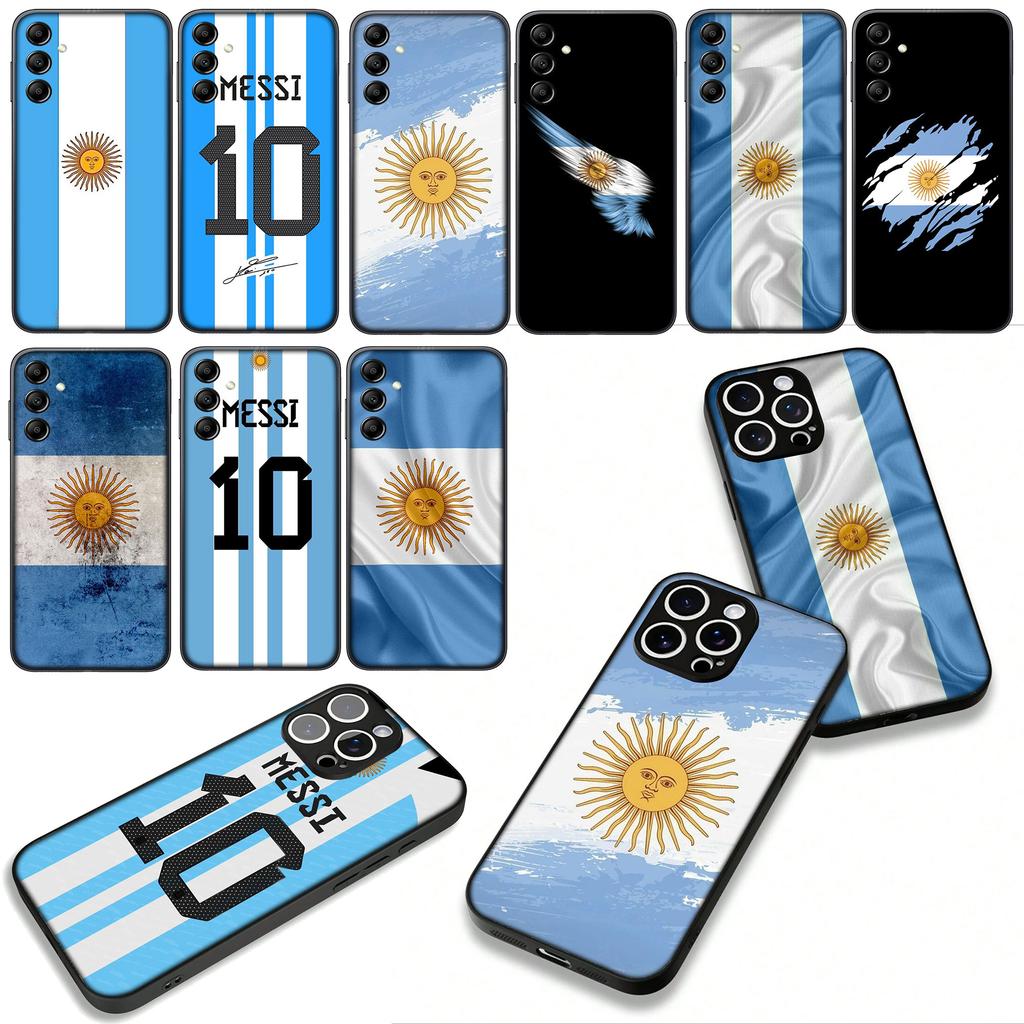 Argentina Flag 10 Football Cover Phone Case for Xiaomi Poco F7 F6 F8 Ultra F5 X7 X6 X5 X3 NFC M7 M6 Pro C85 C75 C65 C71 C61