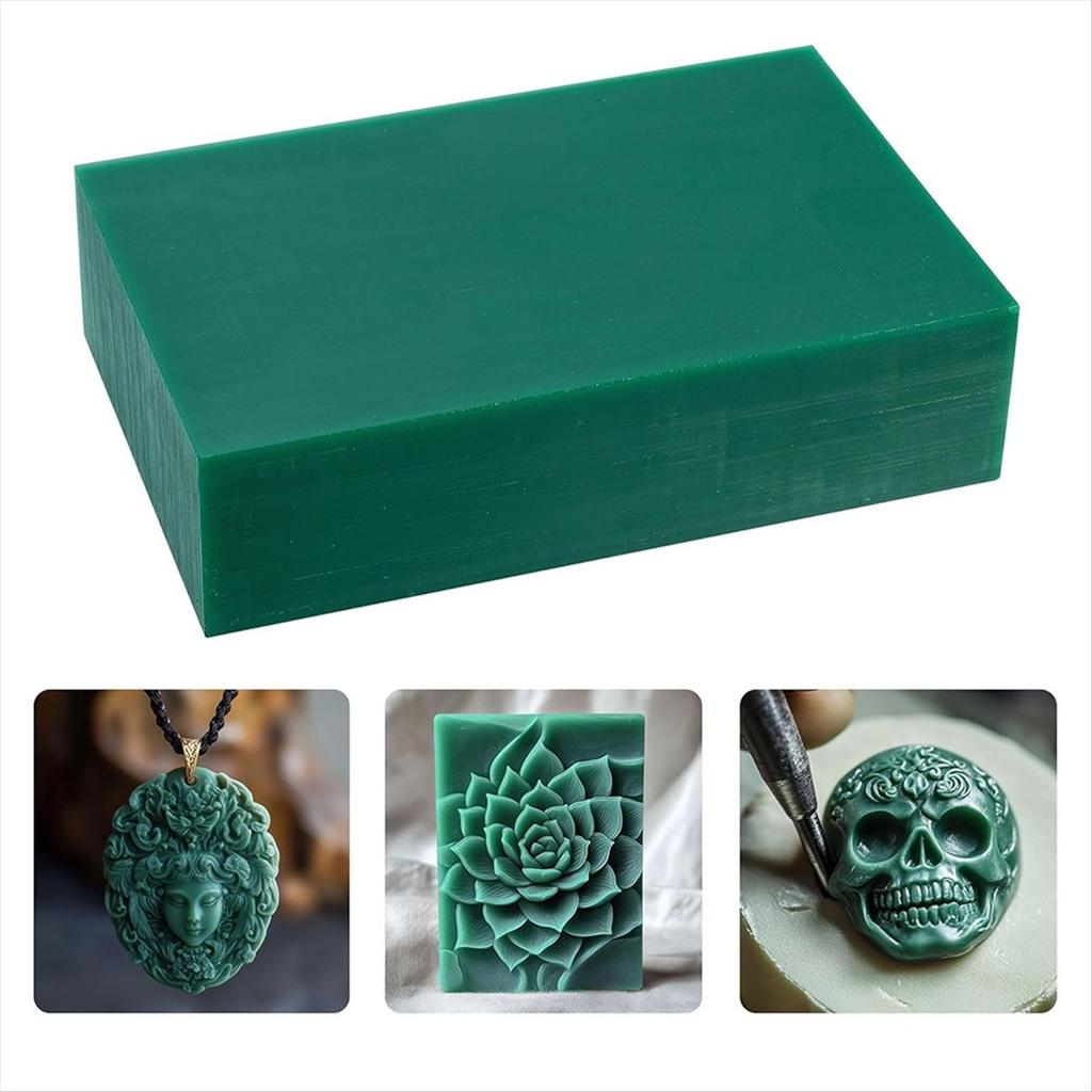 Feb.Castingwax Block, Carving Wax For Making DIY Jewelry Castingmold Andcraft Making 1LB, Blue B