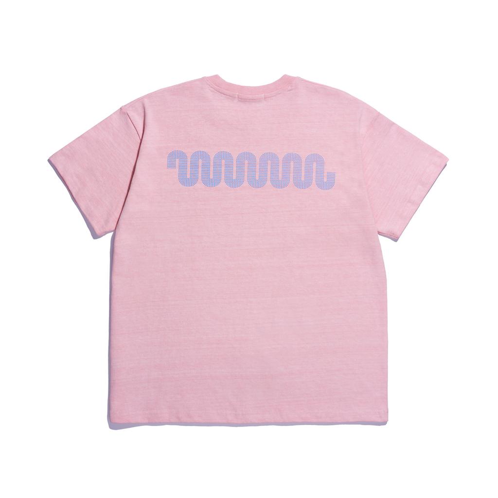 NOT NEW Wave Logo T-Shirt Pink
