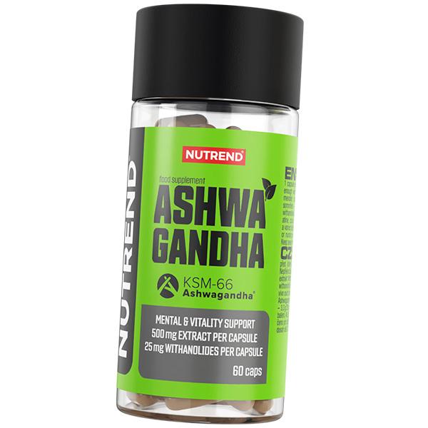 

Экстракт Ашваганды, Ashwagandha, Nutrend 60капс (71119003) 60caps