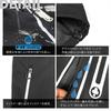 [ACE CAFE LONDON] Waterproof Paddock Jacket AS2502WS. Black/White, Size M.