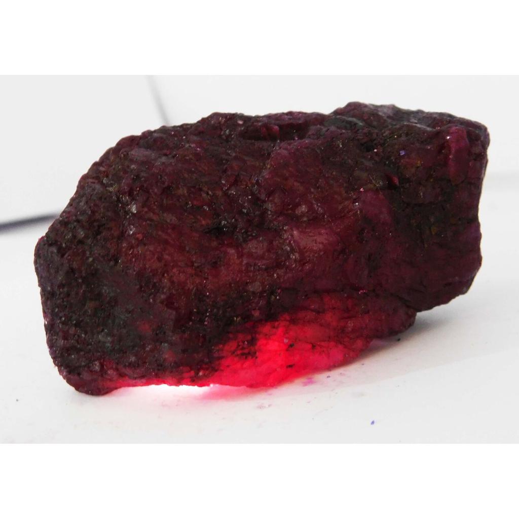 Natural Red RUBY Huge Rough 777 Ct Earth Mined CERTIFIED Loose Gemstone 1AZ-29