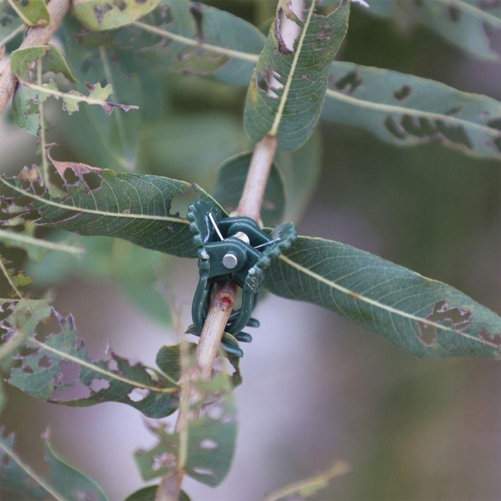 50Pcs Reusable Plant Fix Clips Orchid Shaped Garden Plant Clips  Garden Rattan Planting Accessories