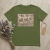 Funny 18th Century European Woodcut Prints TShirts Unisex O Neck Cotton T Shirt Flying Witches Short Sleeve Tee Plus Size Merch