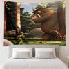Arazzo con Stampa del Gruffalo, Sfondo, Montaggio Facile, Ideale per Camera da Letto, Ufficio e Soggiorno, con Decorazione Estetica da Appendere alla Parete.