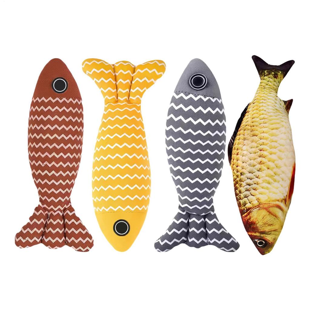 Catnip Toy For Cat Bite-Resistant Calming Exerciser Kitten Catnip Fish Shape Toys For Small Medium Large Breeds Bedroom Study
