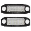 Precise 2PCS Car LED License Plate Light Super Bright Canbus For Volvo S80 XC90 S40 XC60 S60 C70 V50 XC70 V70 White