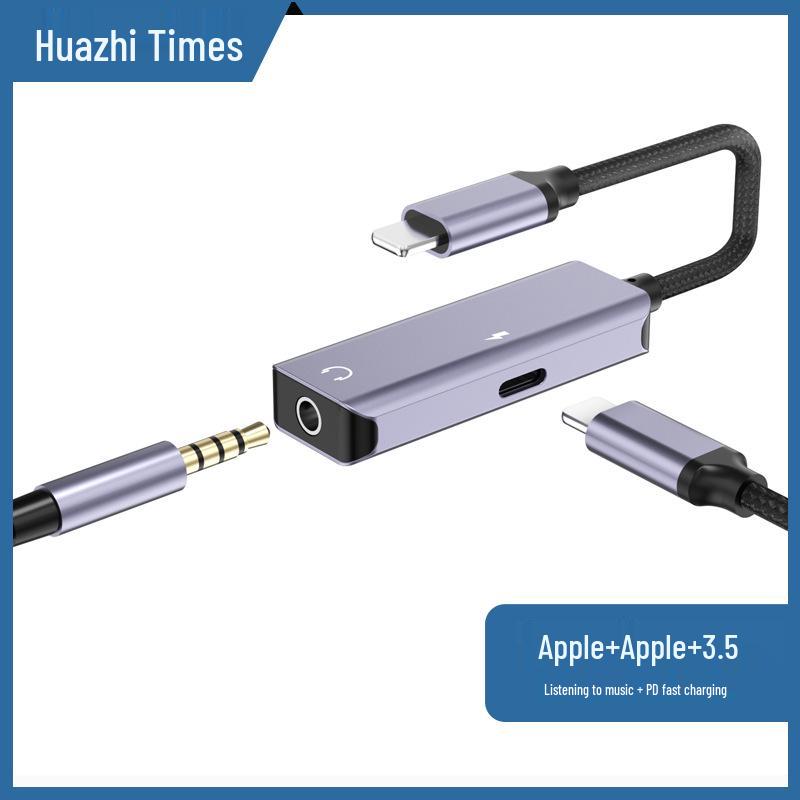 2-in-1 Apple Type-C PD Charging & Audio Adapter for 16/17 Models