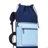 Skateboard Backpack Drawstring Closure Multifunctional Lightweight Longboard Carry Bag Organizer for