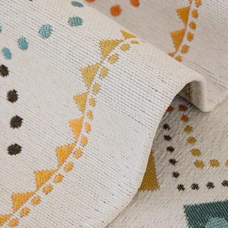 Jacquard Chenille Sofabezug für Wohnzimmer Ganzjahres-Universal Rutschfest Langlebig Staubdicht Kratzfest Couchkissen