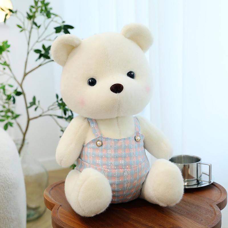 Cute Bear Lily With Floral Skirt Plush Rabbit Toy Dressup Doll Perfect Gift