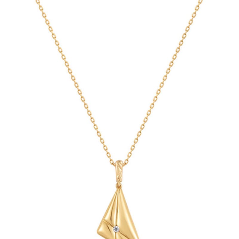 ANIA HAIE Triangle Pendant 925 Silver Necklace N059-04G