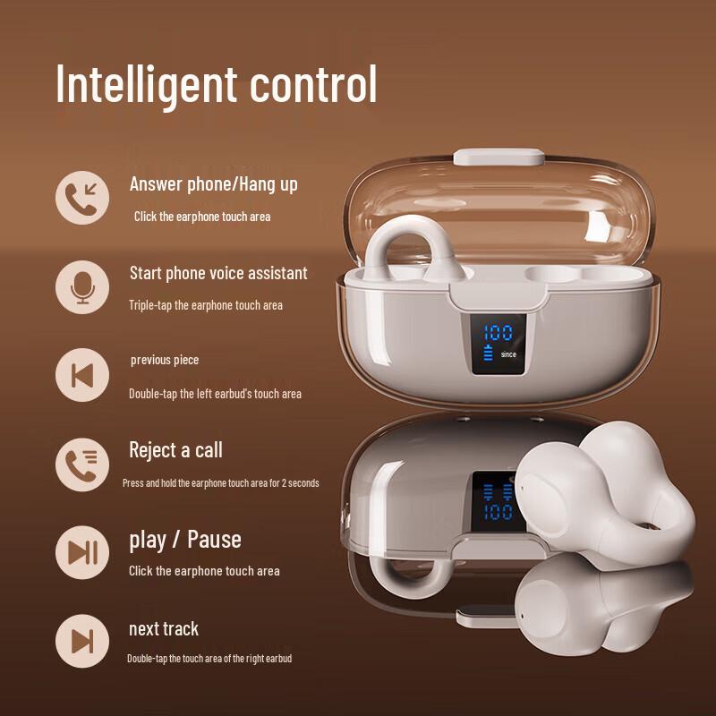 Aigo TJ175 Open-Ear Bone Conduction Sports Headphones