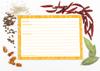 Inkdotpot Recipe Card 6x4 inch Single-Sided Recipe Design Cards Border Recipe Cards Wedding-Bridal Shower-Baby Shower- Pack of