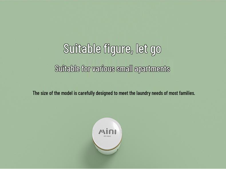 Compact Mini Washing Machine for Socks, Underwear, Dorms & Infant Care