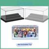 Multicolor Base With Transparent Panel Diy Building Block Display And Storage Box