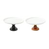 Footed Cake Stand 8 Inch Serving Platter for Cupcakes Bread Living Room