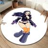 One Piece Boa Hancock Round Area Rug Carpet Rug For Living Room Bedroom Sofa Playroom Decor Nonslip Floor Mat