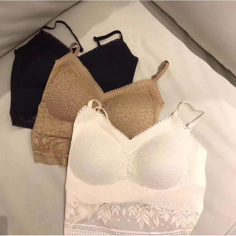 

Европейская станция Съемное кружево Бесшовное нижнее белье Нагрудная накладка White Free size (40.00 kg-62.50 kg