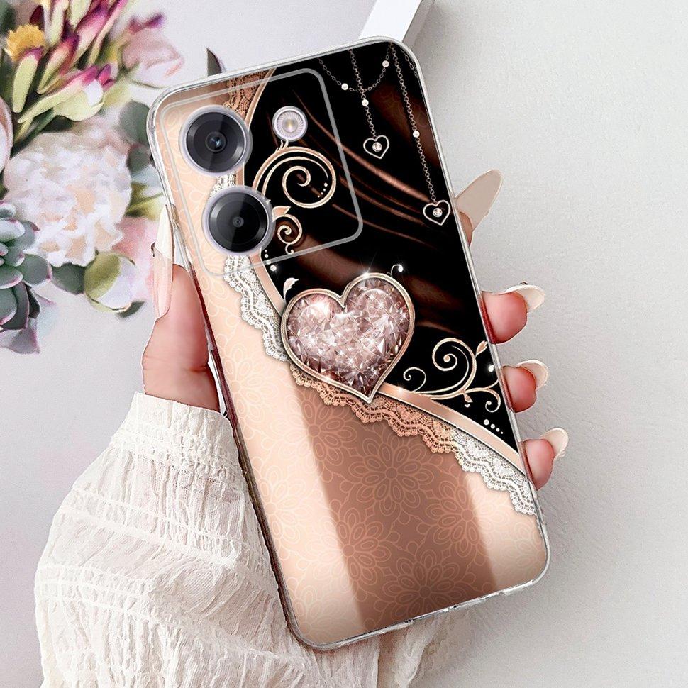 For Xiaomi Poco M7 Pro 5G Case New Dargon Art Painted Cover For Poco M7 PocoM7 Pro 5G Back Cover Soft TPU Fundas Coque