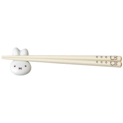 Dick Bruna Chopsticks Chopstick Kokko Parent and Made In White "Miffy" Children's Tableware, & Rest, Inglaze, Child, Japan, 417720,