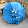 1 PC Automatic Folding Umbrella - SSC Napoli Custom Name Pattern, Portable & Foldable Design with 8 Ribs, Christmas Birthday Gifts