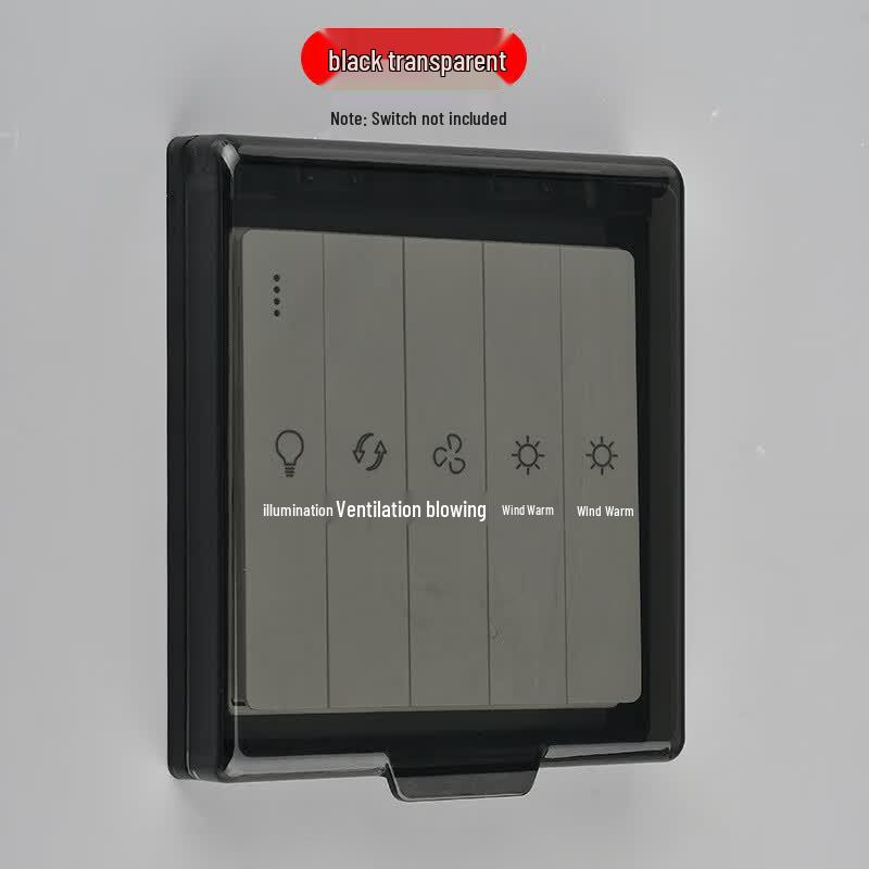 JNL N84101 Ultra-thin Waterproof Switch Socket Cover