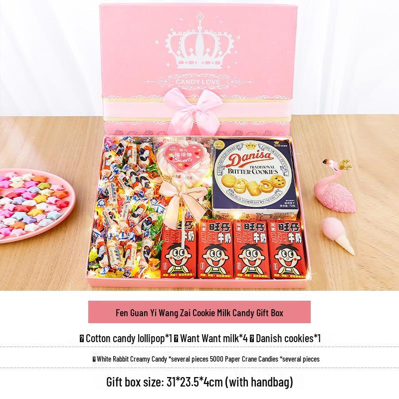 

2025 Holiday Candy & Cookie Gift Box Set: Perfect for Christmas & New Year s Eve Children s Gifts
