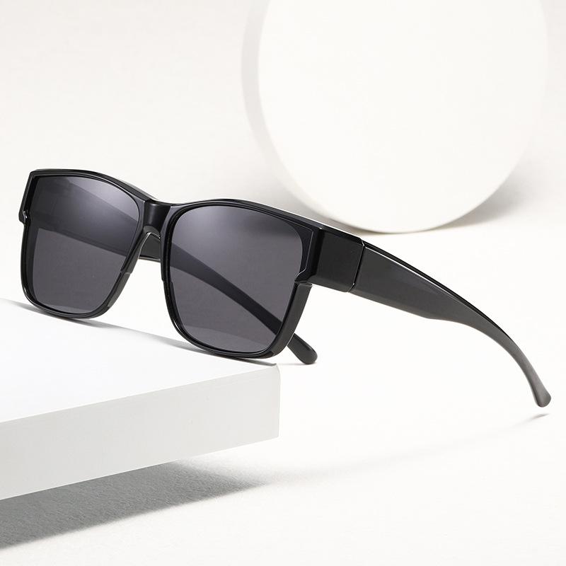 

Tide Sunglasses Men S Driving Mountain Myopia Set Of Glasses Women S Sunglasses Advanced Sense One Mirror Dual-Purpose Large Frame