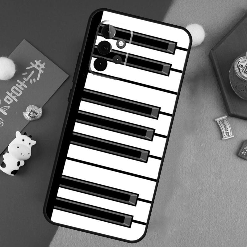 Piano Keys Musical Case For Samsung Galaxy A13 A33 A53 A15 A25 A35 A55 A54 A34 A14 A71 A51 A12 A32 A52 Cover