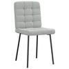 VidaXL Chaises à manger lot de 4 Gris clair Velours 3315180