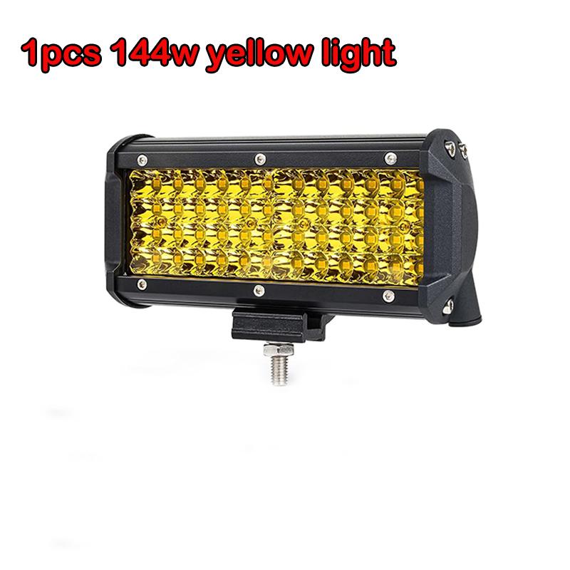 For Truck Driving Offroad Boat Car Tractor 4x4 SUV ATV 12V 24V 72W 144W Light Bar/Work Light Spotlight LED Light Bar