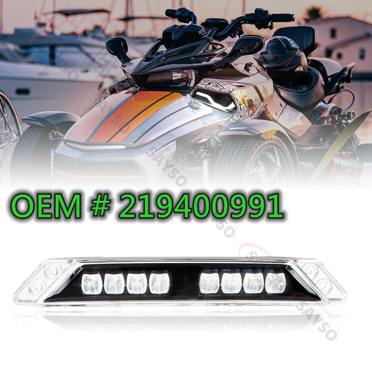 

Front LED Extras Auxiliary Driving Light Daytime Running Light DRL for Can Am Spyder RT 2020-2025 Accessories (1PC, #219400991